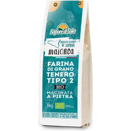 Ekologiczna mąka z pszenicy miękkiej typ 2 - Maiorca - 1.000 g