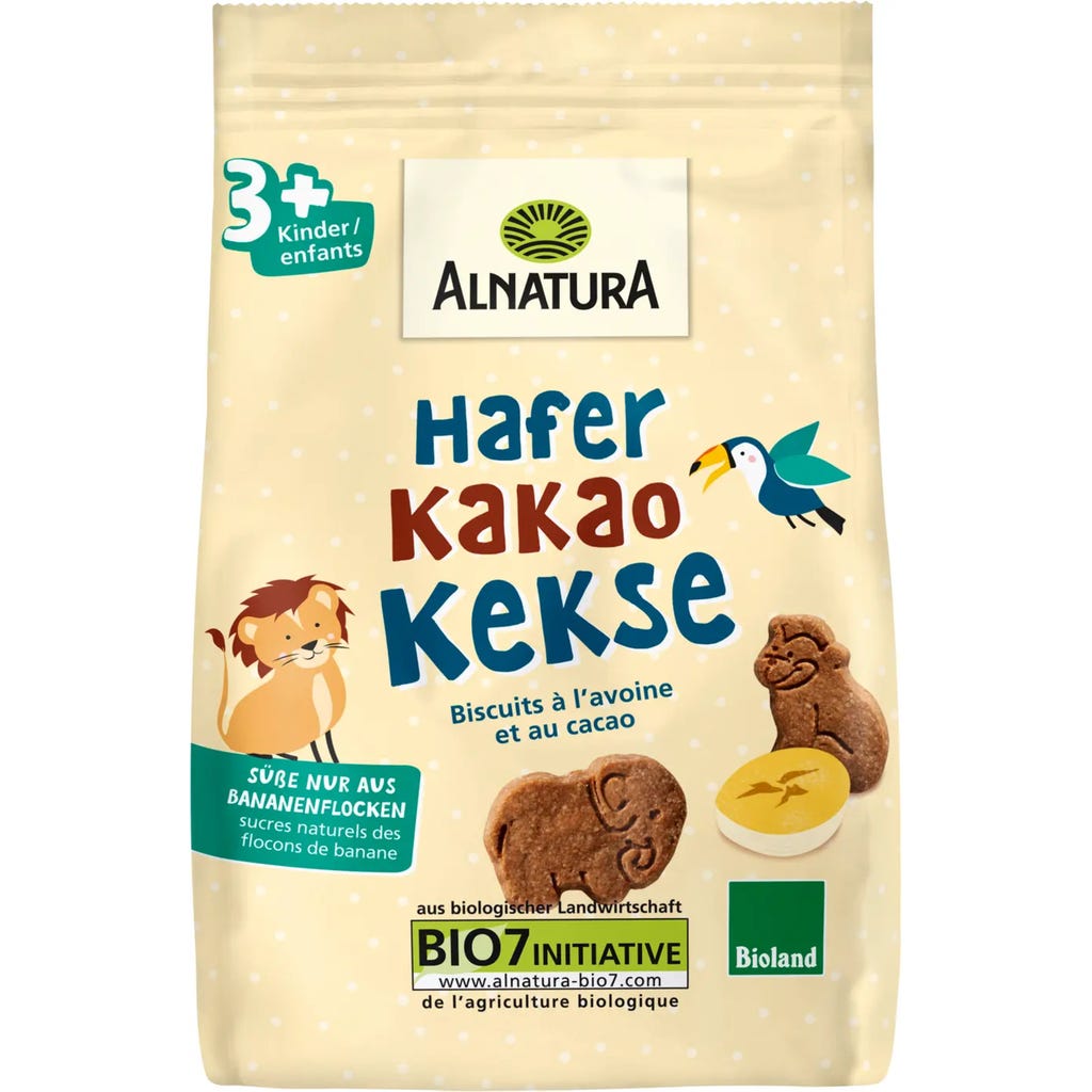 Alnatura Bio Hafer-Kakao-Kekse Bioland, 125 g - Piccantino Onlineshop  sterreich