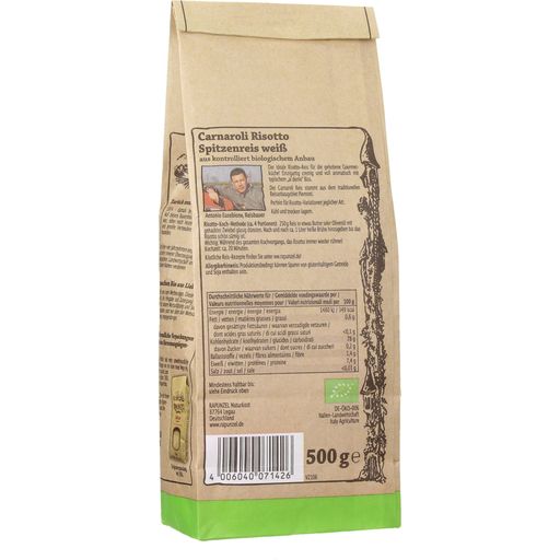 Rapunzel Riz Carnaroli Bio pour Risotto - Blanc - 500 g