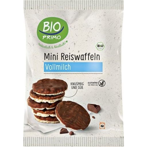 Bio mini puffasztott rizs - Tejcsokoládé - 60 g
