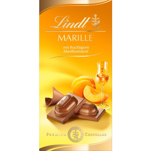 Milk Chocolate Bar with Apricot Liqueur Filling - 100 g