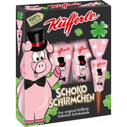 Küfferle Schokoschirmchen Schweinchen - 4 Stück