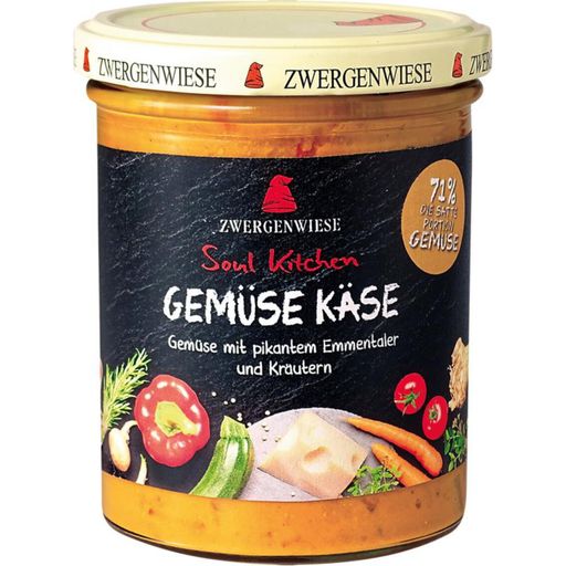 Zwergenwiese Soul Kitchen - Légumes & Fromage Bio - 370 g