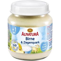 Baby Food Jar - Organic Pear and Goat's Milk Quark Cheese - 125 g