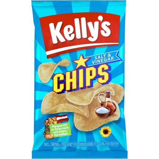 Kelly's Chips - Goût Sel & Vinaigre - 150 g