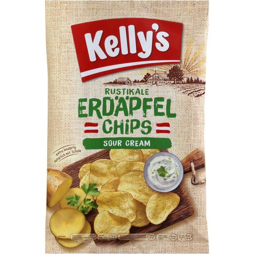 Kelly's Chips Rústicas - Crema Agria - 100 g