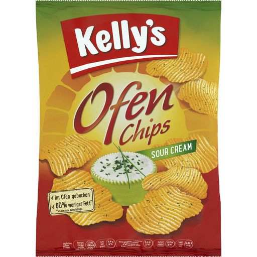 Kelly's Chips Cuites au Four - Goût Sour Cream - 125 g