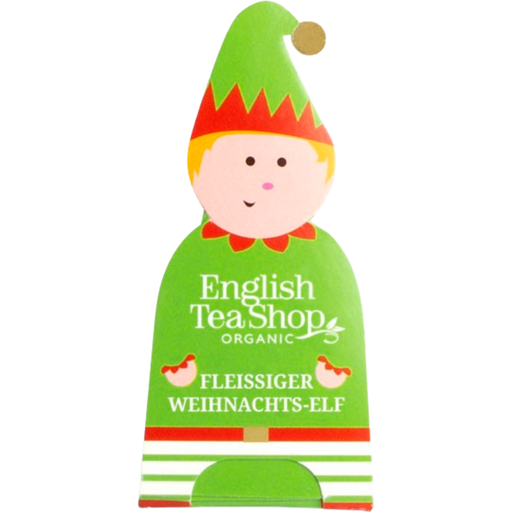 English Tea Shop Bio Elf Fleißiger Weihnachtself - 1 Pyramidenbeutel