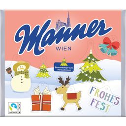 Christmas Edition Manner Neapolitan Wafers - Large Pack - Happy Holidays