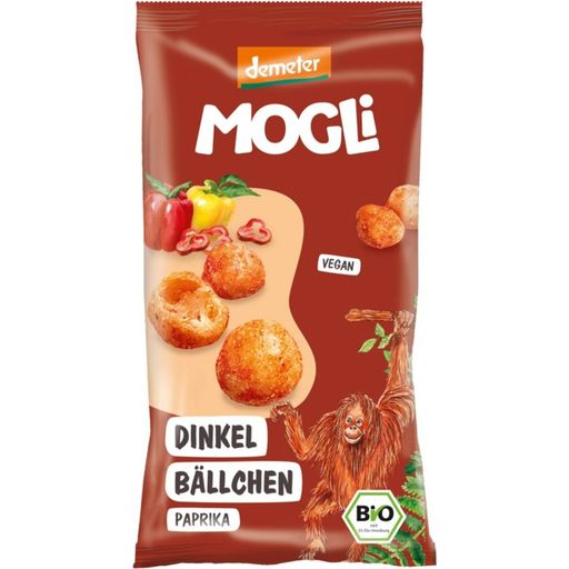 Mogli Organic Snacks - Spelt Balls, Paprika - 40 g