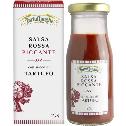 Hot & Spicy - Salsa Rossa Piccante con Succo di Tartufo - 140 g