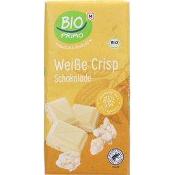 BIO PRIMO Organiczna biała czekolada z chrupkami - 100 g