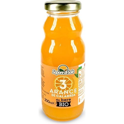 Sapore di Sole 3 Naranjas de Calabria para Beber Bio - 200 ml