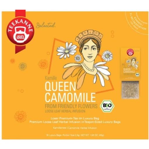 TEEKANNE Organic Luxury Bag Queen Camomile