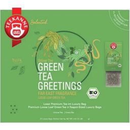 TEEKANNE Organic Luxury Bag Green Tea Greetings - 20 sáčků