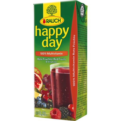 Happy Day Multivitamin Red Fruits, 3 x 0.2 L - 0,60 l
