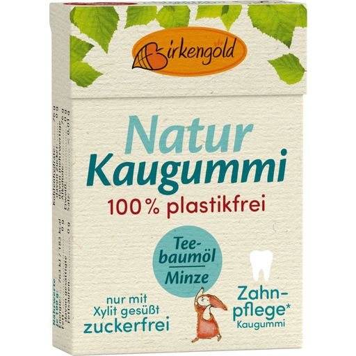 Natuurlijke Kauwgom - Tea Tree Oil en Mint - 28 g
