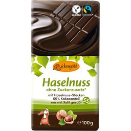 Birkengold Dark Chocolate with Hazelnuts
