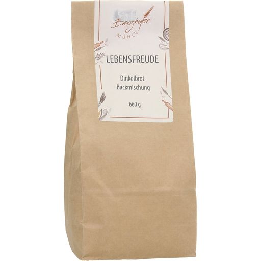 Berghofer Mühle Lebensfreude Baking Mix for Spelt Bread - 660 g