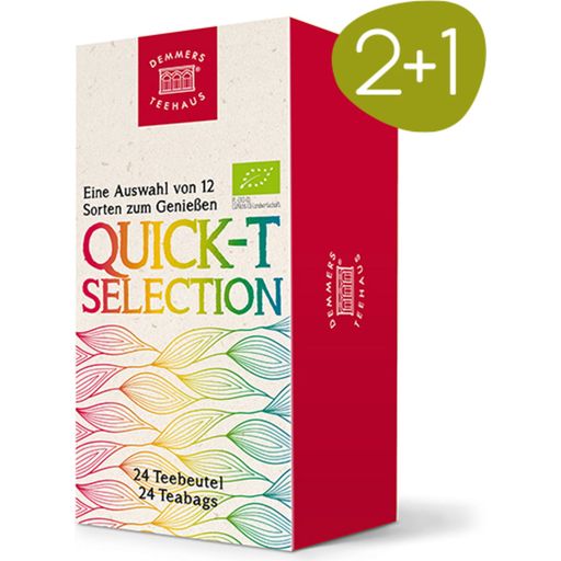 Demmers Teehaus Quick-T BIO Selection 2+1 Aktion - 2+1