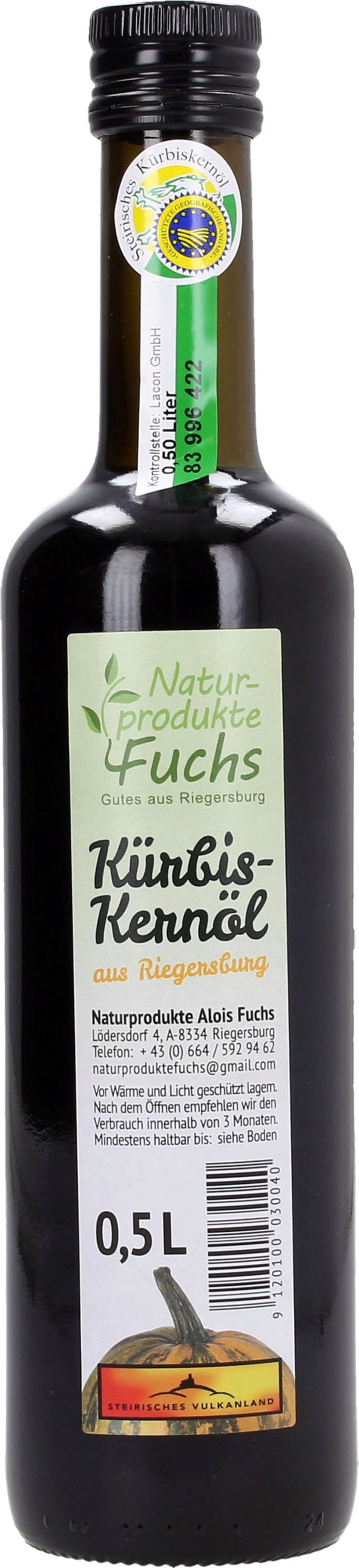 Naturprodukte Fuchs Dýňový olej CHZO