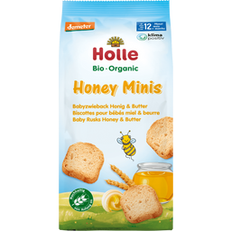 Biscottes Bio pour Bébé "Honey Minis" - Miel & Beurre