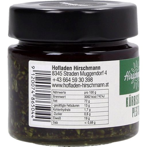 Hofladen Hirschmann Pesto de Pipas de Calabaza Estirias - 110 g