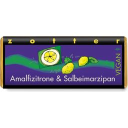 Chocolate Bio de Limón de Amalfi y Mazapán de Salvia - 70 g