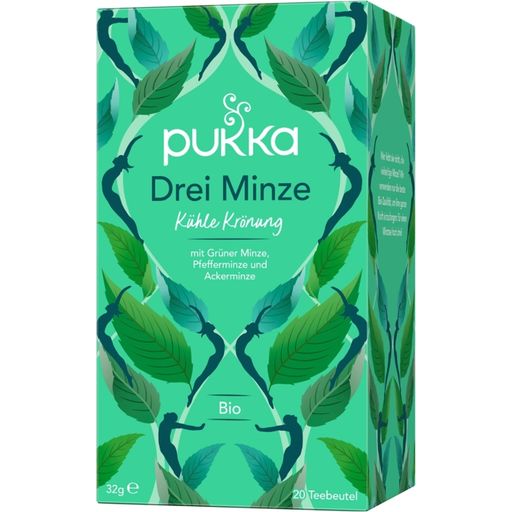 Pukka Three Mint Organic Herbal Tea - 20 Pieces