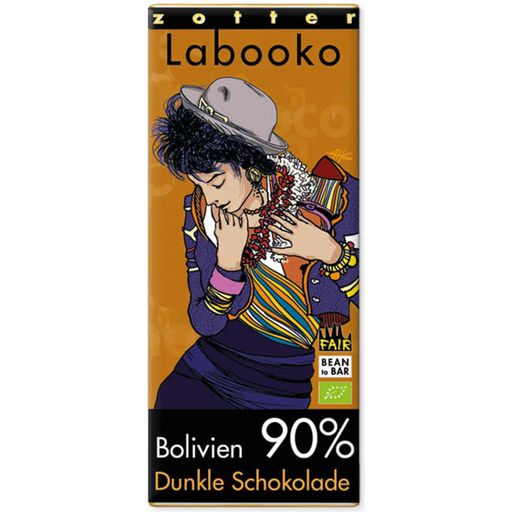 Zotter Schokoladen Labooko Bio - 90% BOLIVIE - 65 g