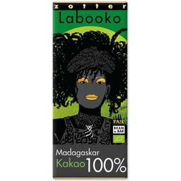 Zotter Chocolate Organic 100% Madagaskar Labooko