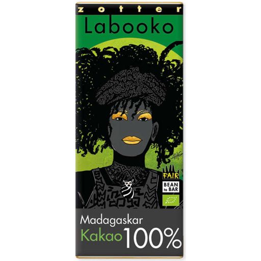 Zotter Schokoladen Bio Labooko 100% Madagaskar - 65 g