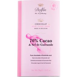 Zartbitterschokolade 70% mit Fleur de Sel - 70 g