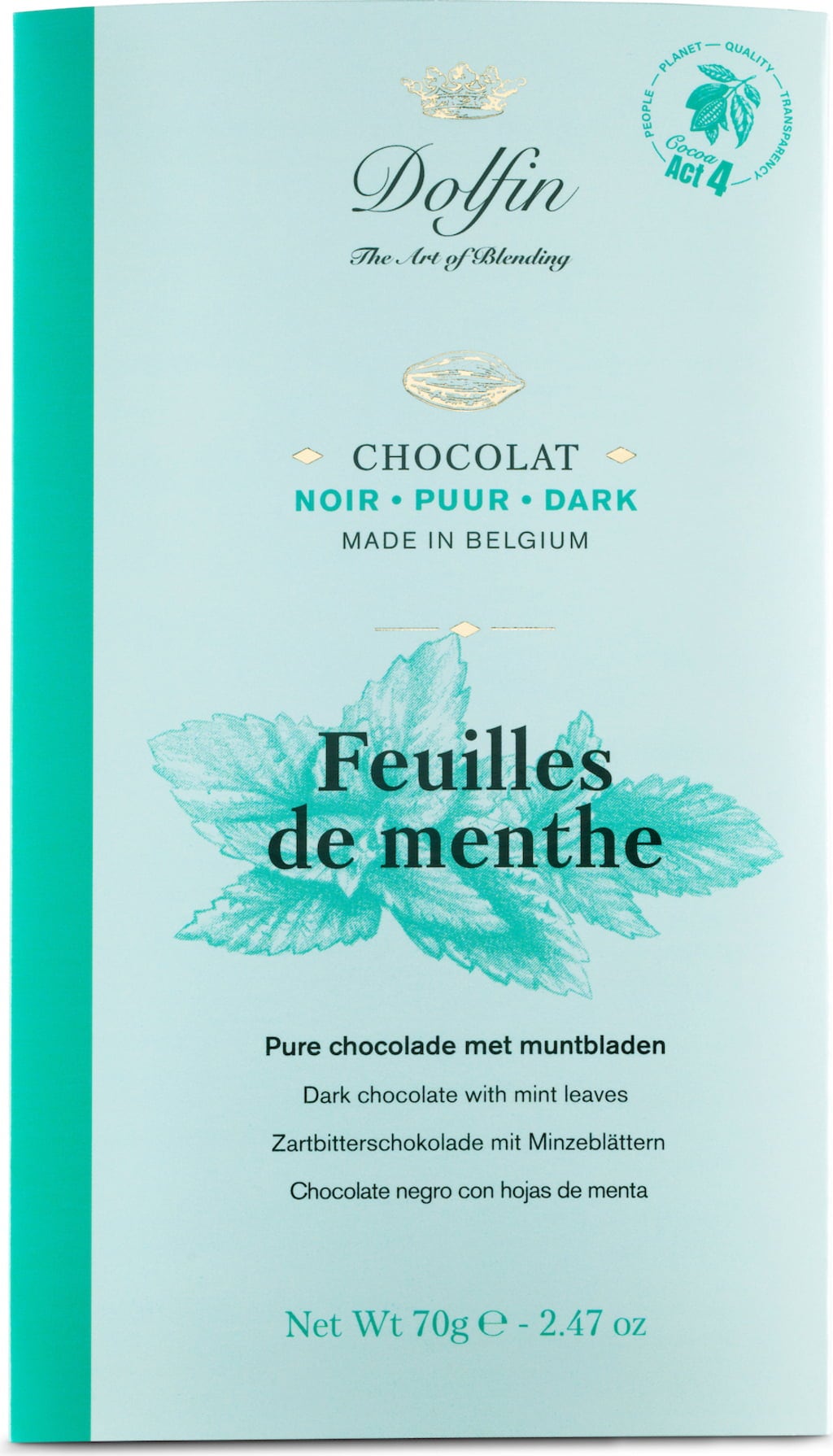 Cioccolato Fondente, Menta (70 g)