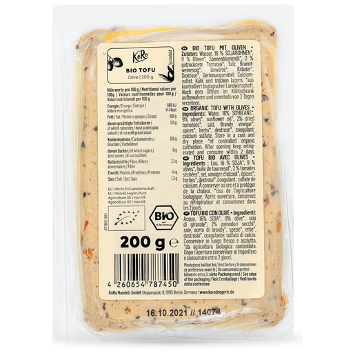 KoRo Tofu alle Olive Bio - 200 g