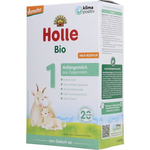Holle Bio začetno mleko 1, iz kozjega mleka - 400 g