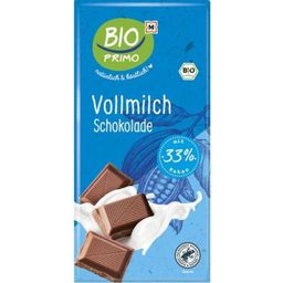 BIO PRIMO Organic Milk Chocolate - 100 g