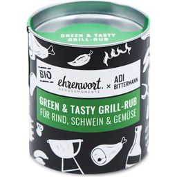 Green & Tasty Grill Rub - Mezcla de Especias Bio para Carnes de Ternera, Cerdo y Verduras