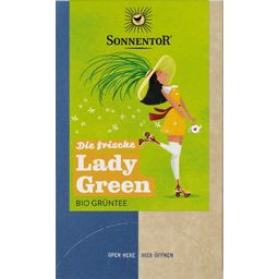 Sonnentor Organic Refreshing Lady Green Tea - 21,60 g