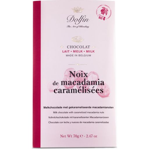 Dolfin Milk Chocolate - Caramelised Macadamia