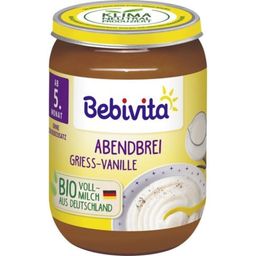 Organic Baby Food Jar - Evening Semolina Porridge - Semolina-Vanilla