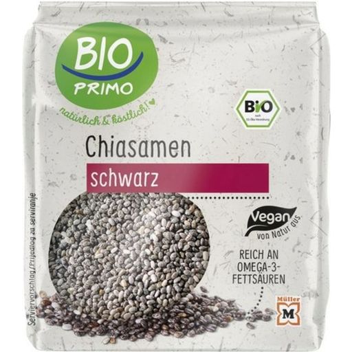 BIO PRIMO Organic Black Chia Seeds - 200 g