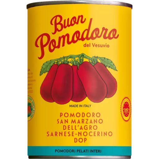 Tomates San Marzano AOP (del Vesuvio) - Entières & Pelées  - 400 g