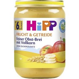 Petit Pot Bio Fruits & Céréales - Purée de Fruits aux Céréales Complètes - 190 g