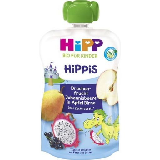 HiPPiS Organic Baby Food Pouch - Dragon Fruit Currant in Apple Pear