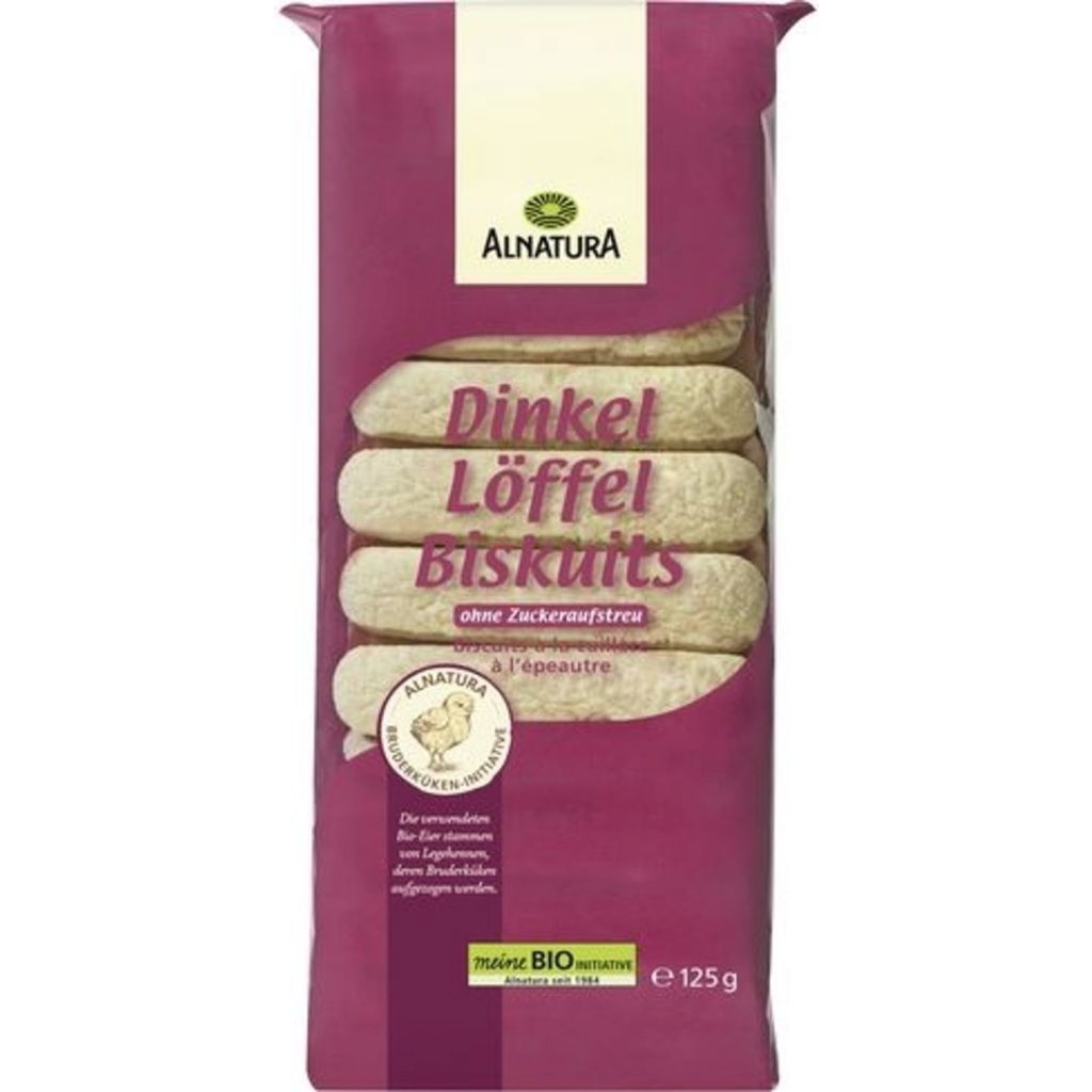 Alnatura Bio Dinkel Löffelbiskuits, 125 g - Piccantino Onlineshop  Deutschland