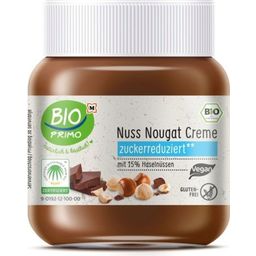 BIO PRIMO Organic Nut Nougat Cream, Reduced Sugar - 400 g