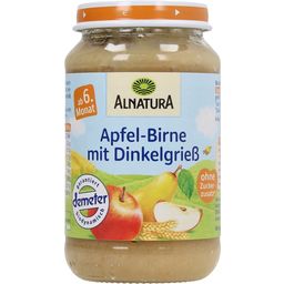 Organic Baby Food Jar - Apple & Pear with Spelt Semolina