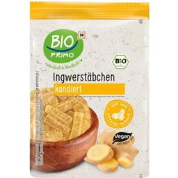 BIO PRIMO Organic Candied Ginger Sticks - 100 g