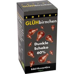 Zotter Schokolade Organic Light Bulbs - Dark Choco 60% - 130 g